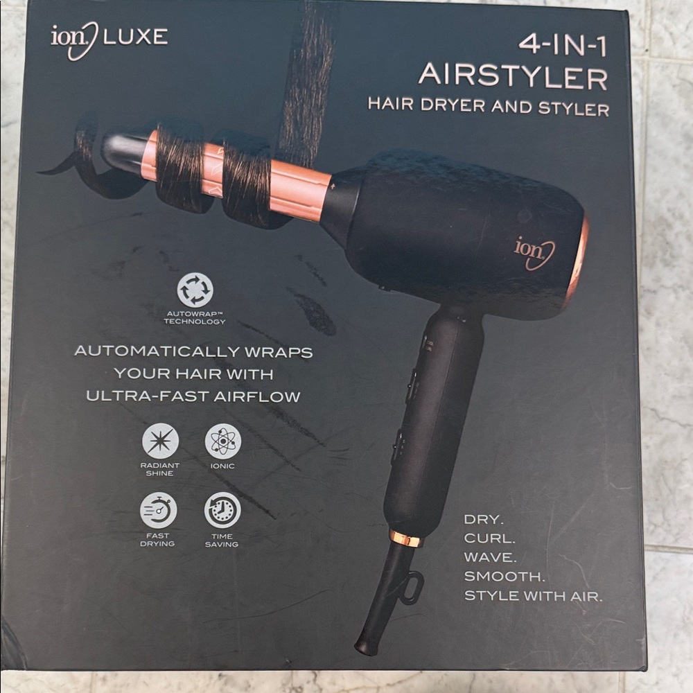 Black and Copper 4-in-1 Airstyler